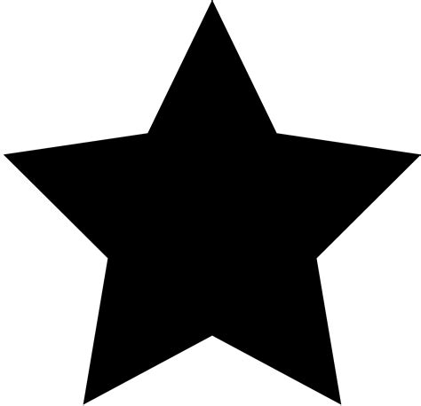 black star logo design  clip art