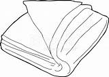 Blanket Folded Gevouwen Overzicht Ourclipart Freeimages Towel Wapens Similar sketch template