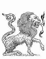 Chimera Coloring Pages Getcolorings Getdrawings sketch template