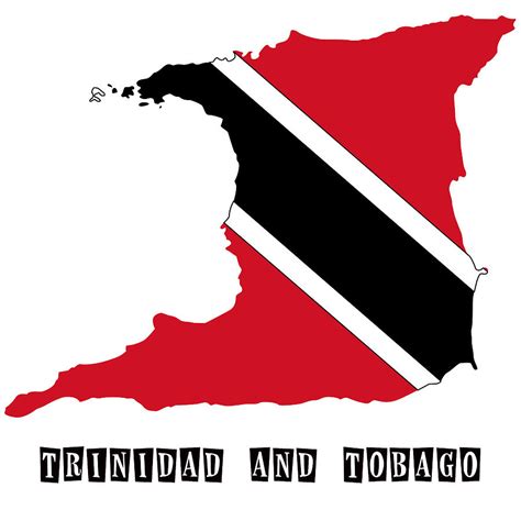 political map  trinidad  tobago painting  celestial images