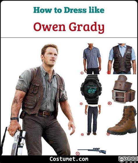 An Advertisement For The Movie How To Dress Like Owen Grady In Costume