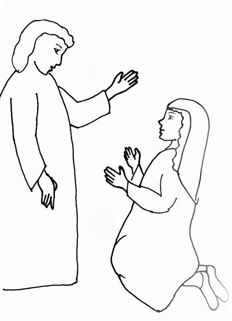 mary gabriel coloring page