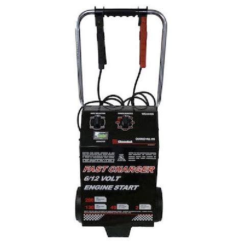 wheeled battery chargerstarter  test function    amp