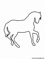 Stencil Horse Coloring Pages Printable sketch template