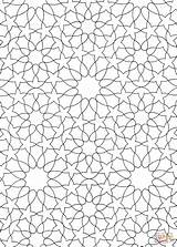 Coloring Islamic Pattern Pages Printable Wishlist Add sketch template
