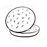 Bun Hamburger Clipart Abeka Clip Seeds sketch template