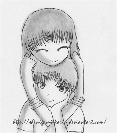 anime couple by shinigami karin on deviantart