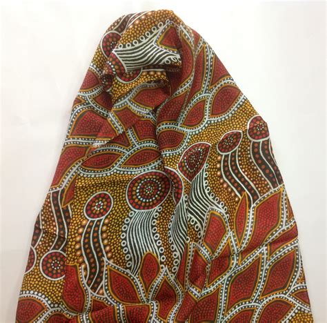 Ozaboriginal Aboriginal Art Pure Silk Scarf Freedom Ride