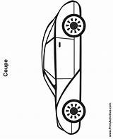 Car Coloring Side Printactivities Kids Coupe Printables sketch template