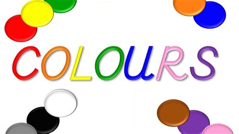 colours english  kids youtube