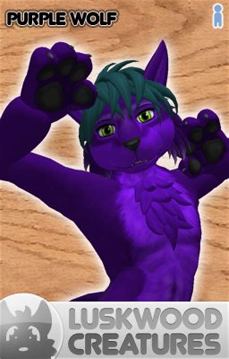 life marketplace luskwood purple wolf furry avatar male