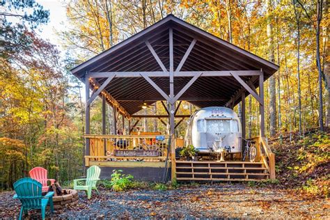 rv glamping  airstreams  campers  airbnb money