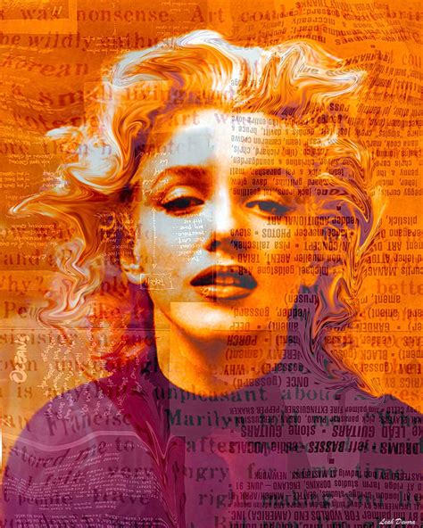 Marilyn Monroe Canvas Pop Art Artwork Print Of Layered