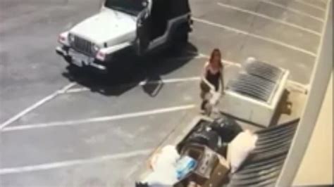 Video Woman Tosses Puppies Into Dumpster