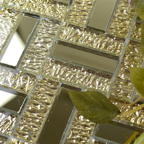 crystal glass mirror wall tile cheap glass mosaic tiles mgt