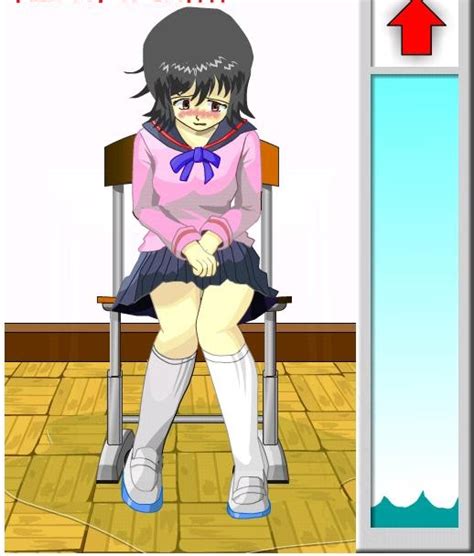 Leakish A Anime Girl Pisses On The Floor Sitting