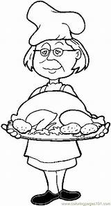 Thanksgiving Coloringpages101 Coloriage sketch template