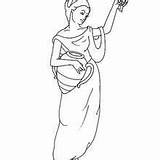 Coloring Pages Athena Goddess Greek Hellokids Hestia Kids Wisdom Printable sketch template