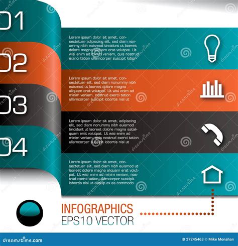 infographics design template stock  image
