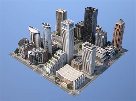 minecraft city buildings
