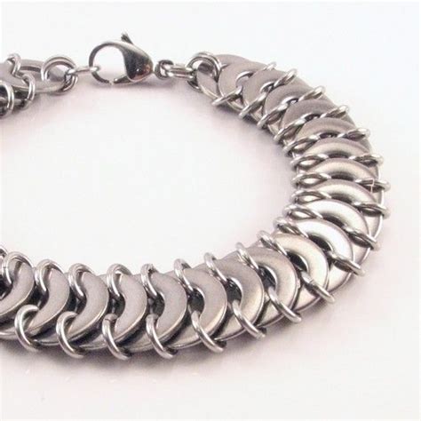 washer chain maille  saburns chain maille jewelry chainmaille bracelet jewelry