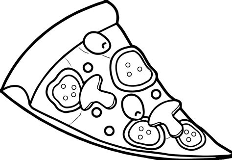 pizza coloring pages  pictures  printable