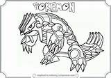 Groudon Pokemon Coloringhome sketch template