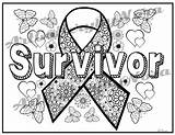 Cancer Survivor sketch template