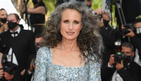 Here’s Why Andie Macdowell Is Embracing Her Silver Hair