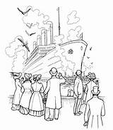 Coloring Book Titanic Dover History sketch template