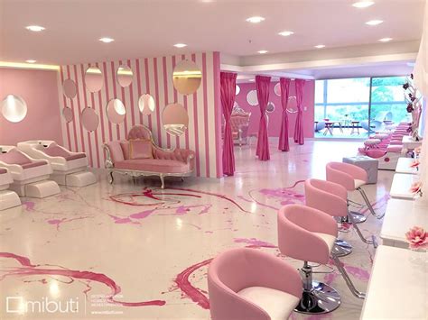 spa glitz hotel punta diamante hair salon interior beauty salon