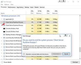 what is client server runtime process csrss exe and why is it running on my pc tech all tips