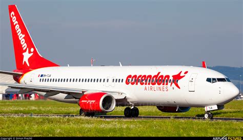tja corendon airlines boeing    linz photo id  airplane picturesnet
