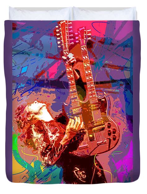 Jimmy Page Stairway To Heaven Duvet Cover For Sale By