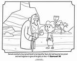 Samuel Coloring David Pages Bible Kids King Israel Anoints Children Anointing School Crafts Sunday Story Activities Preschool Anointed Sheets Whatsinthebible sketch template