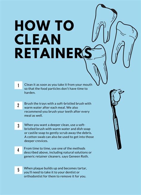clean retainers easy tips  tricks  teeth blog