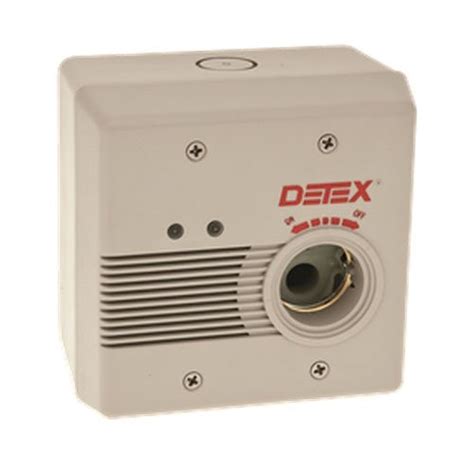 detex eax  rwe surface mount  vacdc powered alarm
