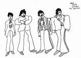 Beatles Submarine sketch template