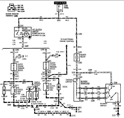 ford  ac wiring diagram wiring diagram