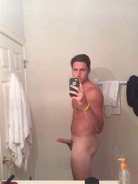 posing sideways and showing a dick just nude men
