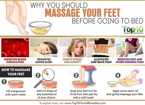 why you should massage your feet before going to bed top 10 home remedies