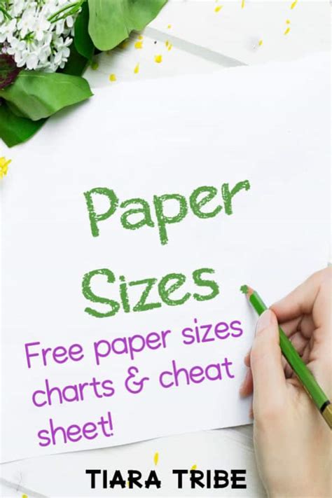 international paper sizes guide  printable cheat sheet