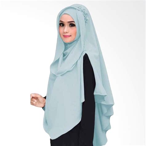 gaya terbaru  kerudung hitam syari warna jilbab