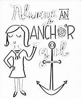 Coloring Anchor Pages Adult sketch template