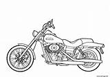 Motocyclette sketch template