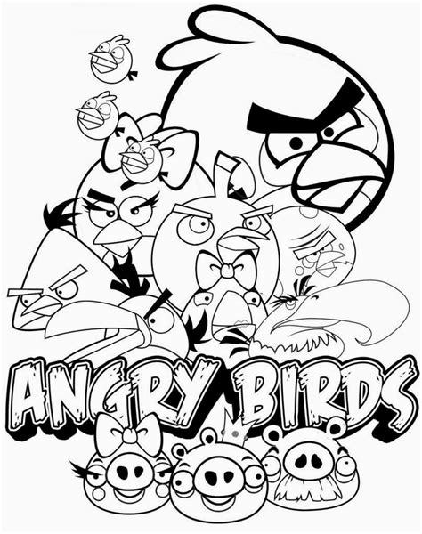 desenhos  colorir  imprimir desenhos dos angry birds  colorir