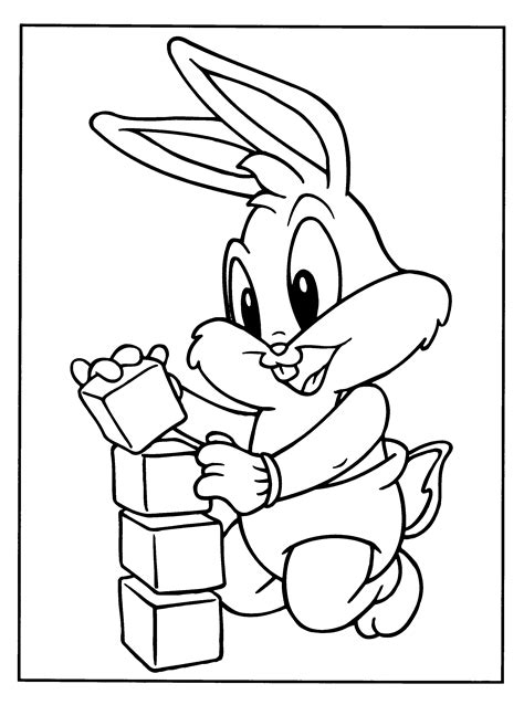 baby looney tunes coloring pages coloringpagescom