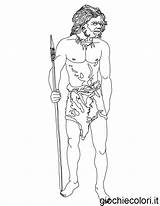 Colorear Neandertal Cro Magnon Uomini Primitivi Prehistoria Preistoria Ausmalen Zum Colouring sketch template