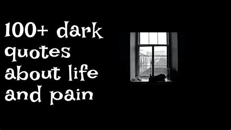 dark quotes  life pain