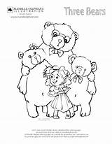 Goldilocks Coloring Pages Bears Three Printable Taekwondo Getcolorings Print Getdrawings Color Colorings sketch template